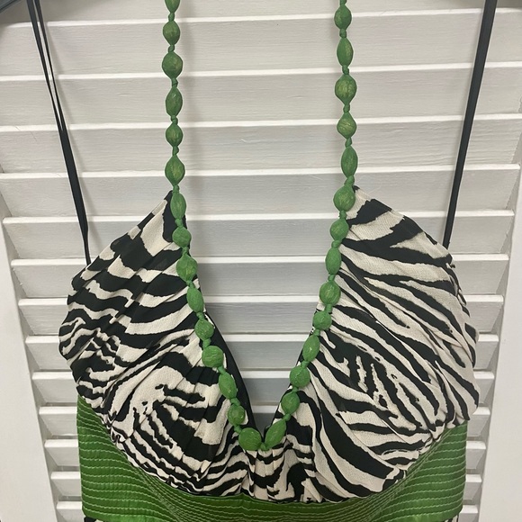 Phoebe Couture, zebra print, 3/4 length dress - Picture 3 of 4